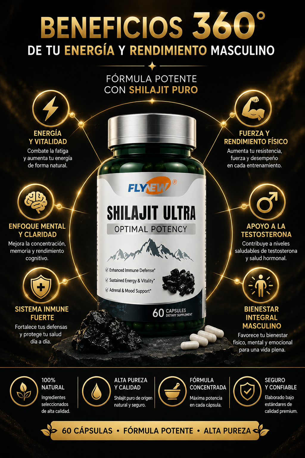 Shilajit Ultra – Aumenta tu energia de forma natural