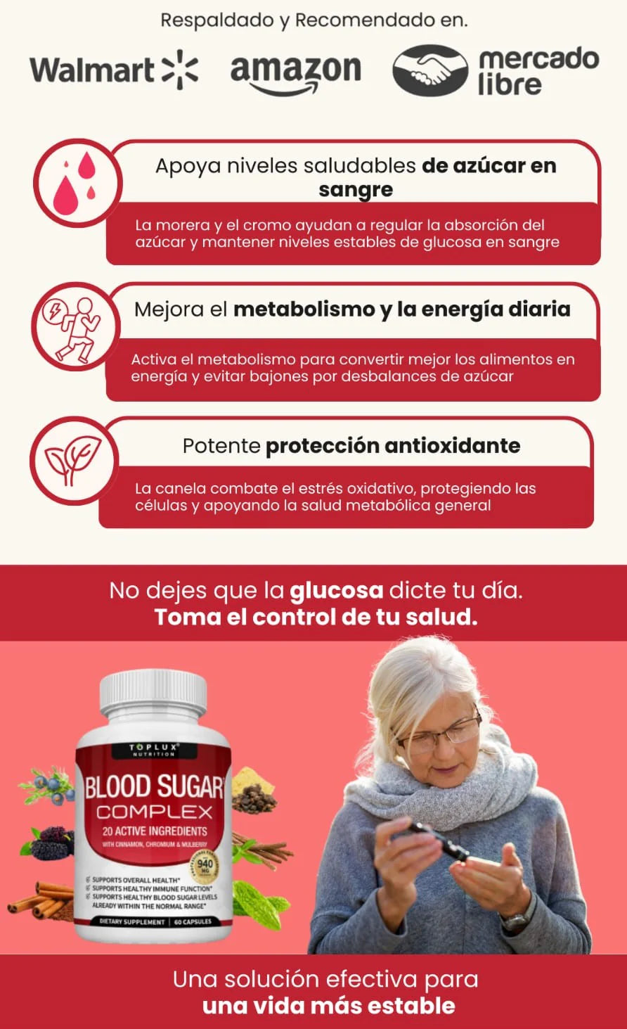 BLOOD SUGAR-Controla tus niveles de azúcar