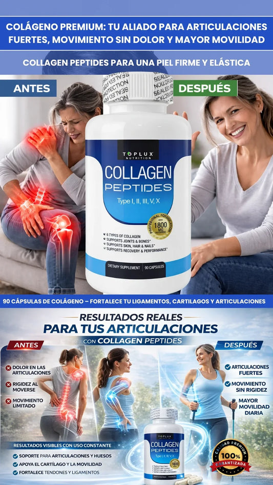 Collagen Peptides, Bienestar para tu piel
